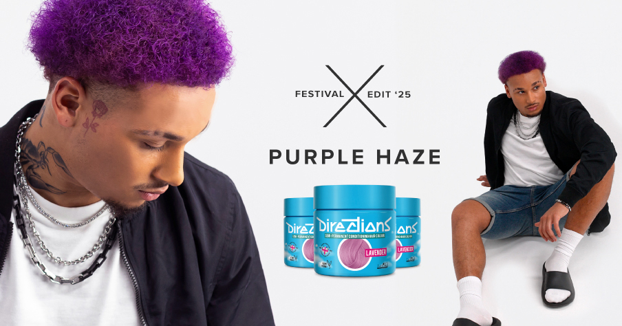 Festival Hair Look Purple Haze by Directions