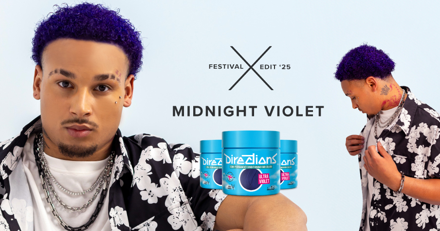 Festival Hair Look Midnight Violet by Directions