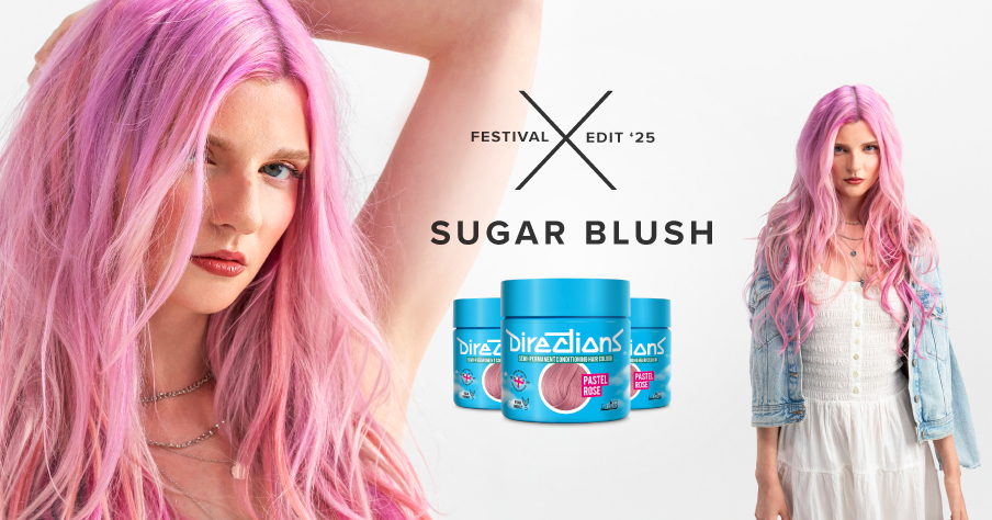 Festival Hair Look Sugar Blush by Directions