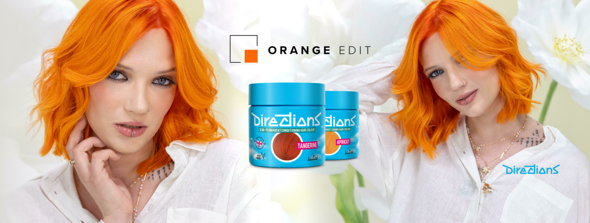 Orange header