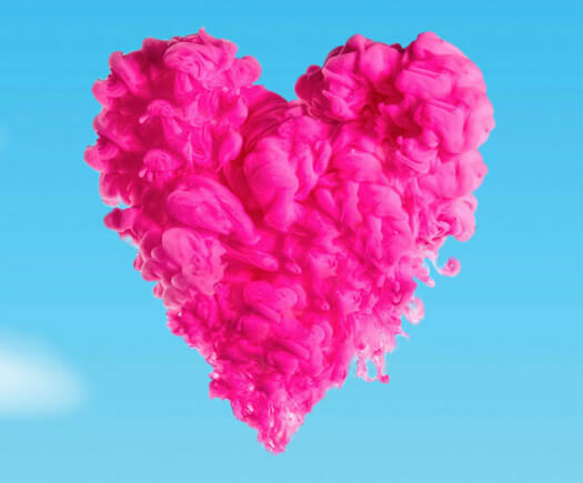 Cloud heart
