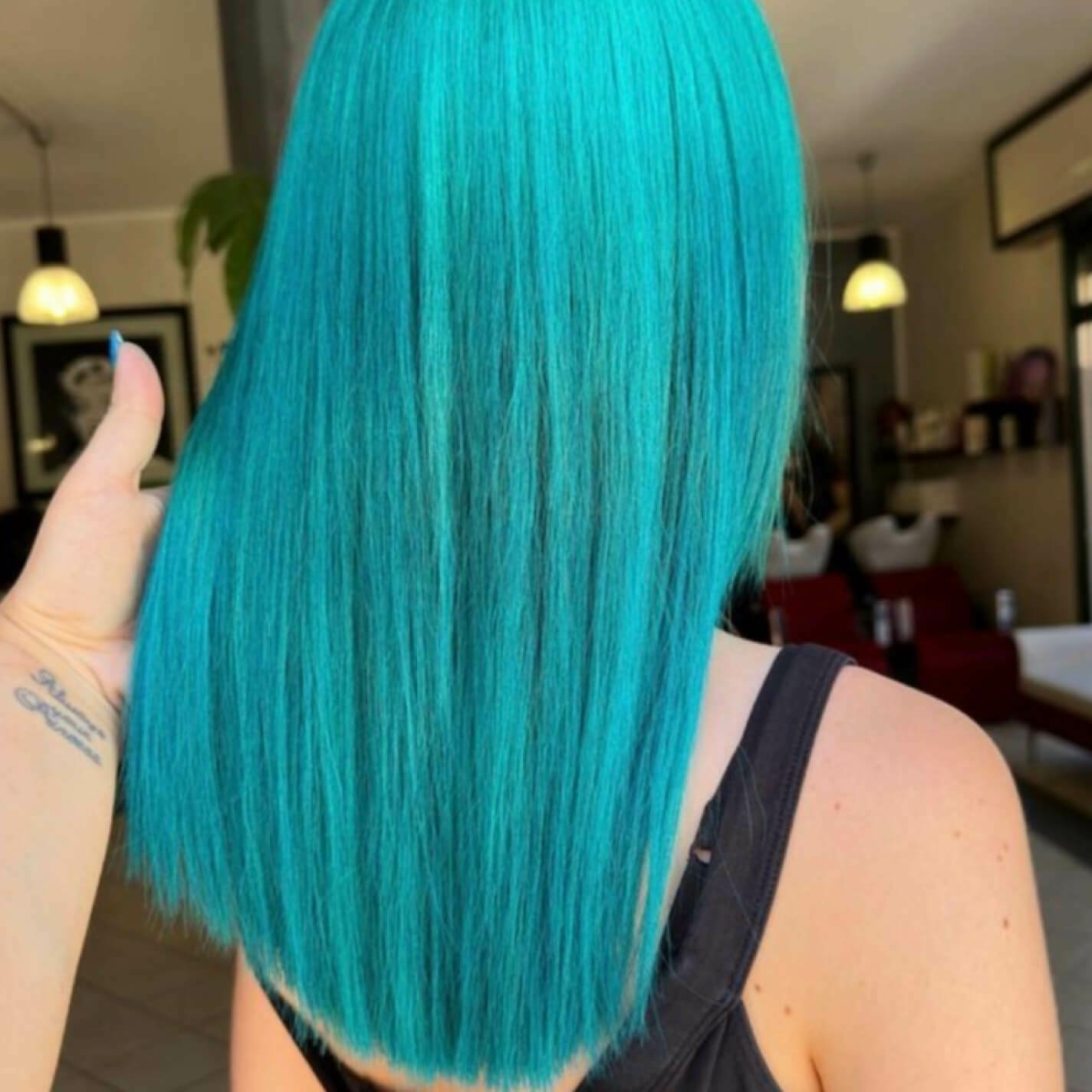 Dark Turquoise Hair Dye