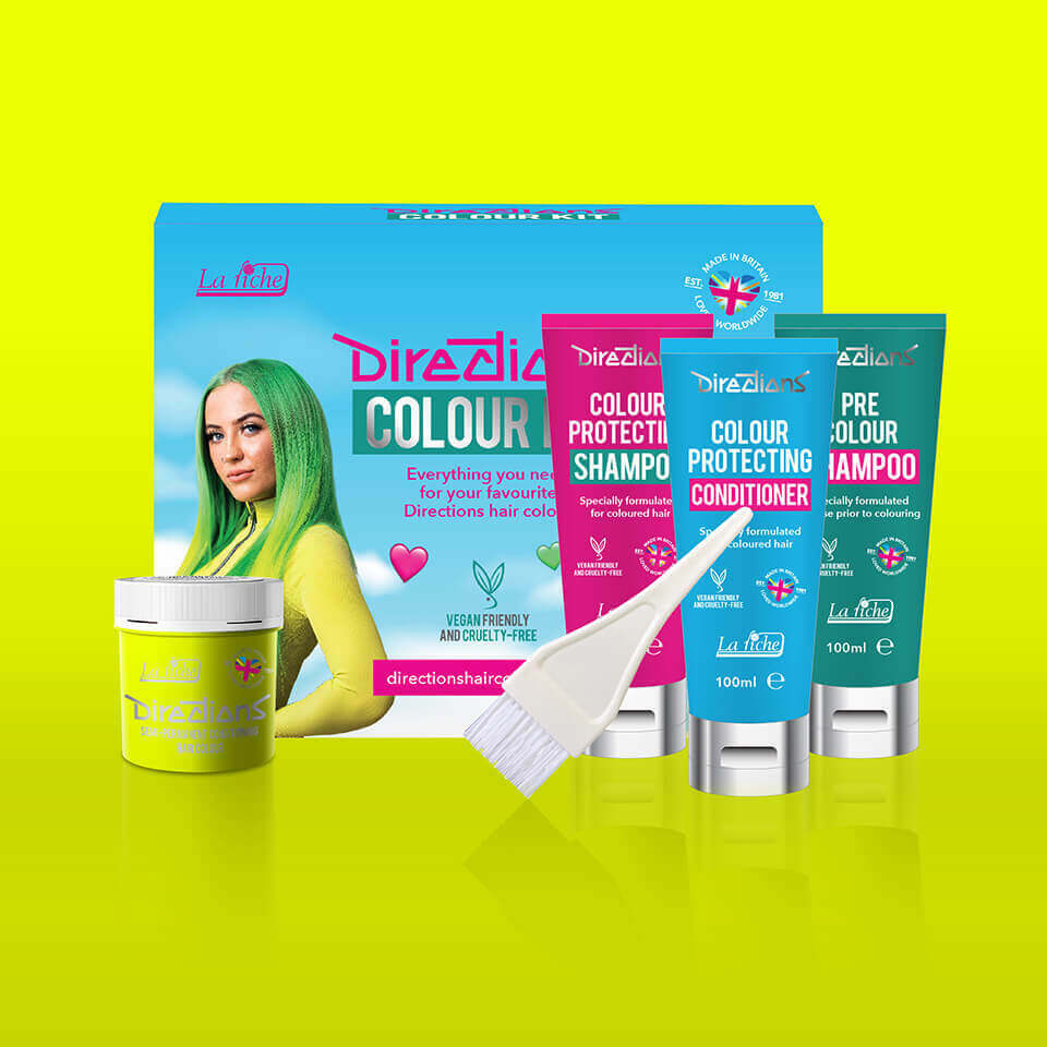 Colour kit mockups fluorescent yellow