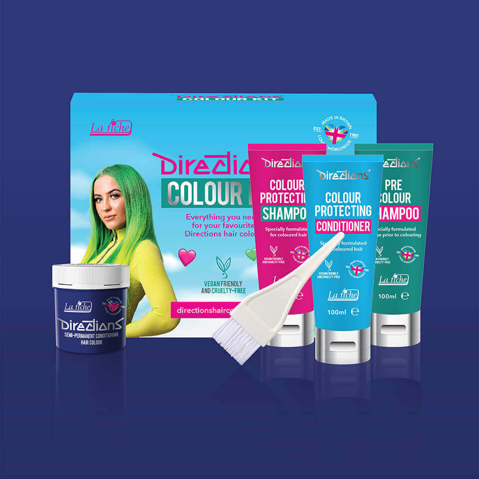 Colour kit mockups neon blue