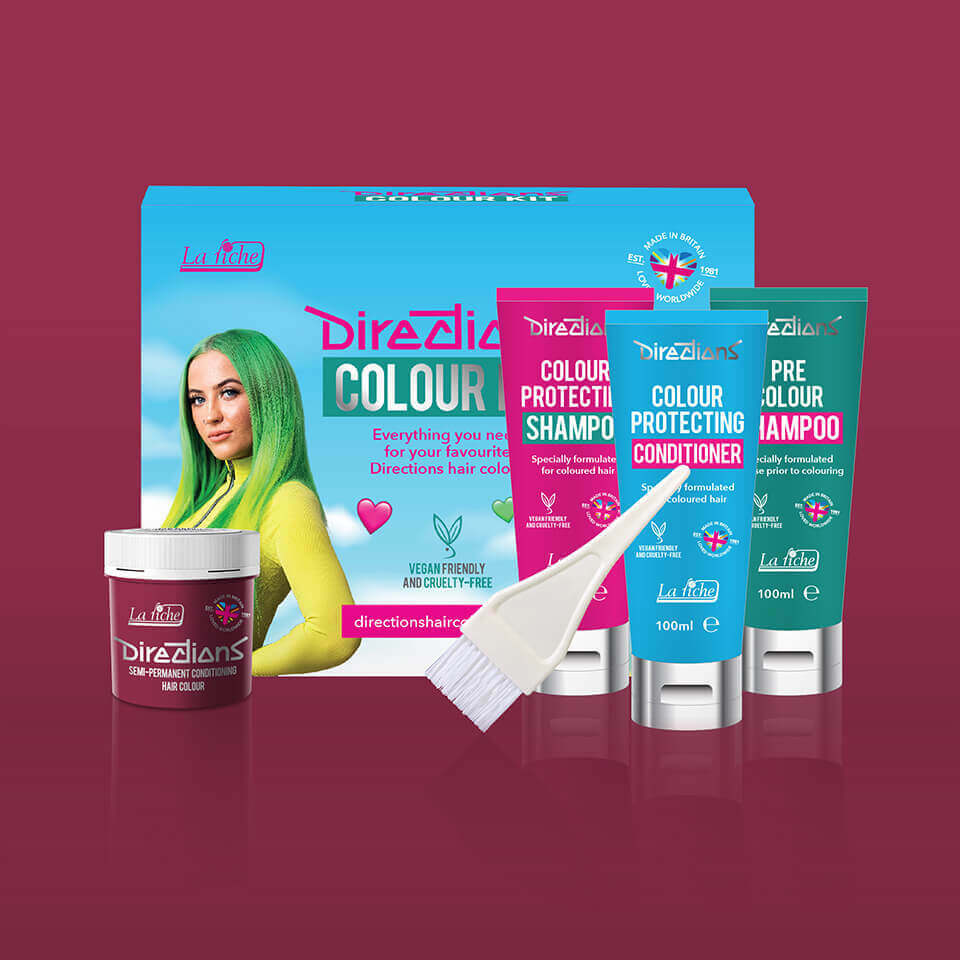Colour kit mockups rose red