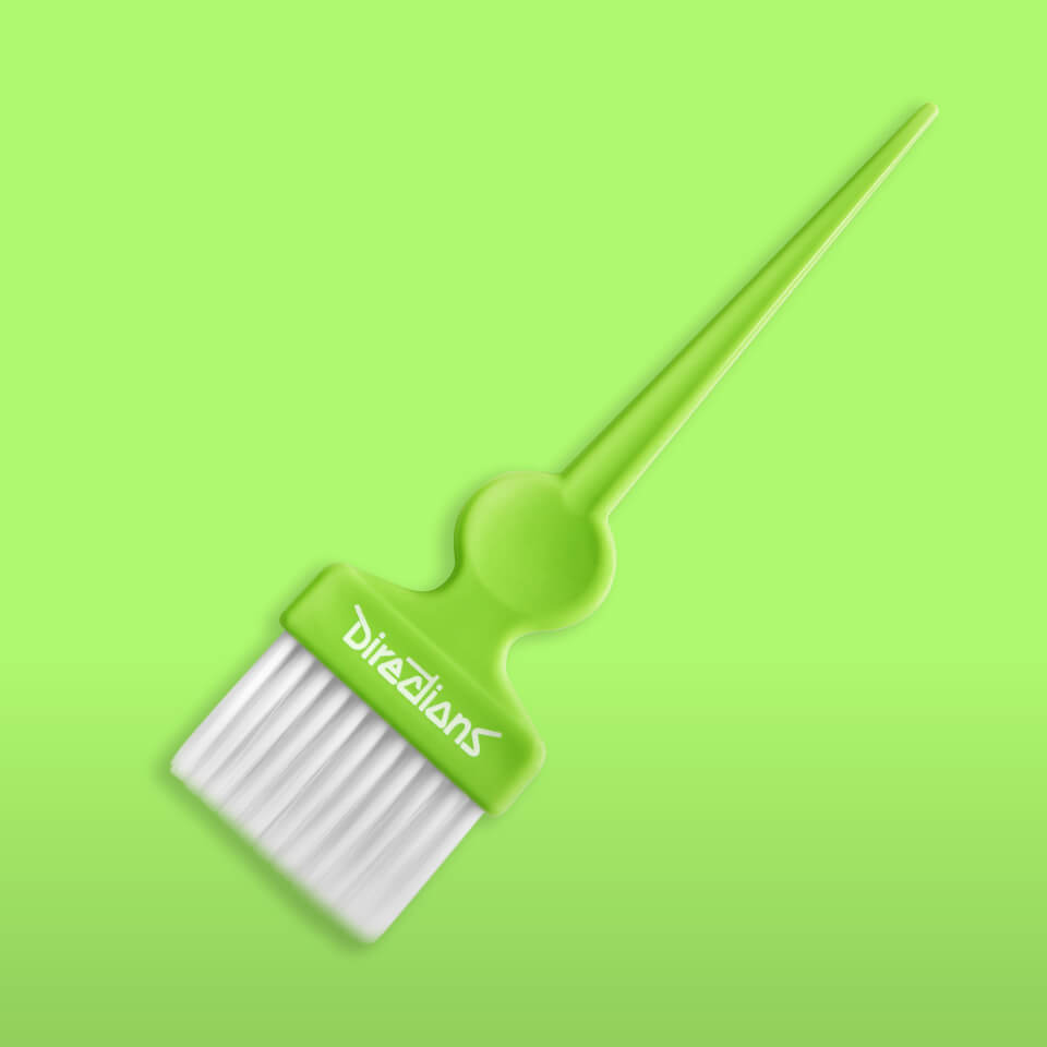 Lime green brush